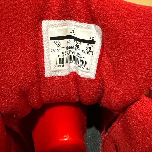Nike Air Jordan 12 Retro ~ Gym Red Size 12 - Picture 7 of 8